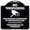 Signmission Designer Series-This Property Is Protected By Video Surveillance, 18" H, BW-1818-9876 A-DES-BW-1818-9876 - alternate 1